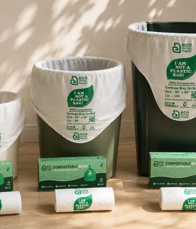 Compostable Garbage Bags on Roll Compostable Garbage Bags on Roll